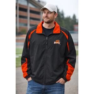 Oregon State Beavers VESI Sportswear Full Zip Jacket XXL Black Orange